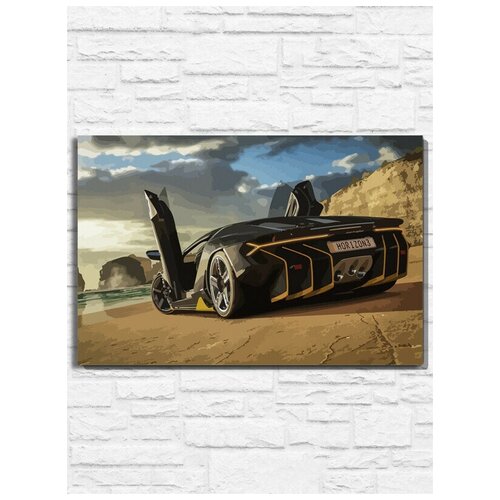 Картина по номерам на холсте игра Forza Horizon (PS, Xbox, PC, Switch) - 9751 Г 30x40