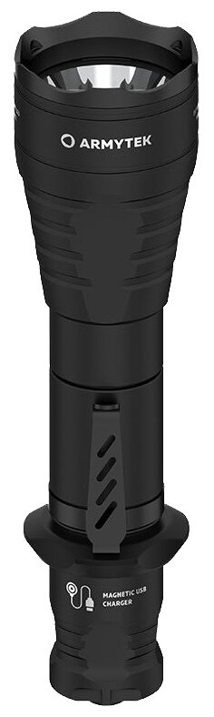Ручной фонарь ARMYTEK Viking Pro Magnet USB, черный / белый [f07701w] - фото №18