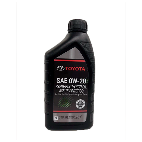 TOYOTA-LEXUS 002790WQTE6S Масло моторное синтетическое 946мл - 0W20 Motor Oil (SN) 1шт