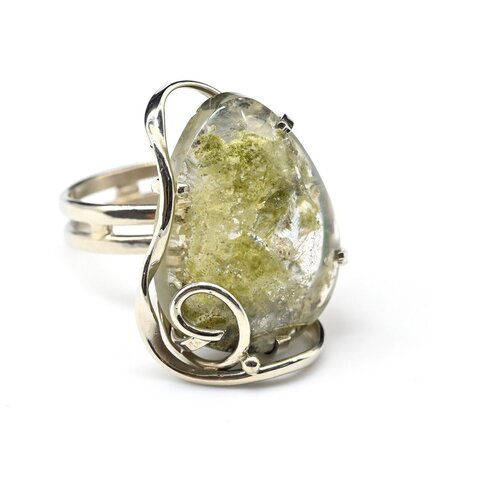 Кольцо Радуга Камня, кварцит, размер 20 кольцо радуга камня кварцит размер 21 белый зеленый