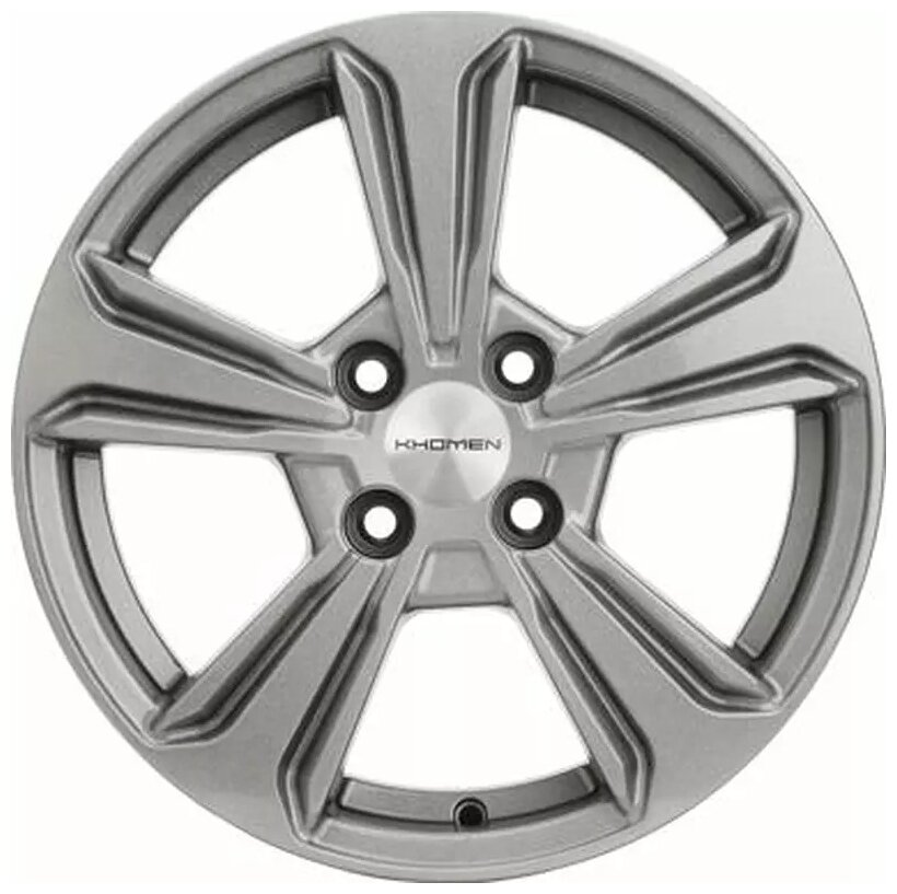 Диск колесный Khomen Wheels KHW1502 6x15/4x100 D60.1 ET50 G Silver