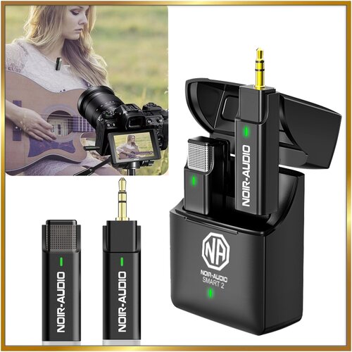 Беспроводной петличный микрофон NOIR-audio Smart 2 с разъемом Jack 35 микрофон для фото видео камеры для компьютера микрофон для смартфона 436100₽