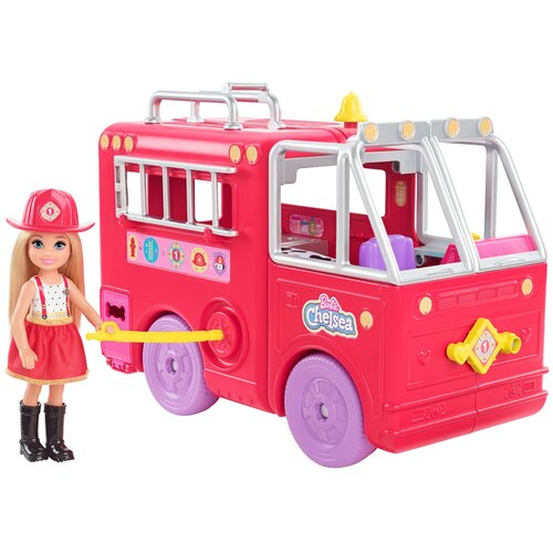 фото Игровой набор barbie челси и пожарная машина hck73