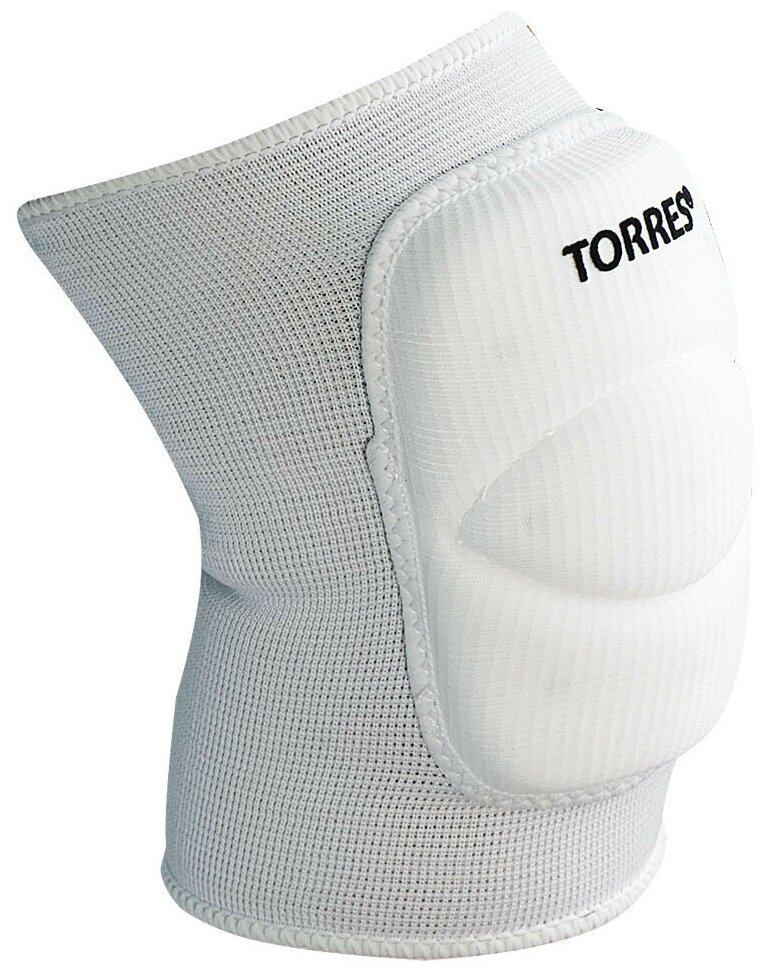 Наколенники спортивные TORRES Classic, белый,р.L, арт.PRL11016L-01, нейлон, ПУ