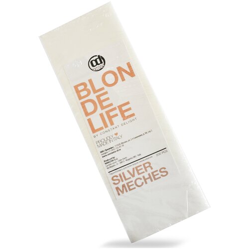 Термобумага BLONDE LIFE для окрашивания волос CONSTANT DELIGHT silver meches 200 шт