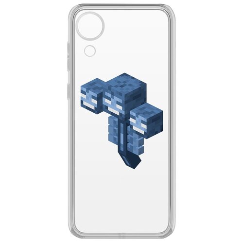 Чехол-накладка Krutoff Clear Case Minecraft-Иссушитель для Samsung Galaxy A03 Core (A032) чехол накладка krutoff soft case авокадо милый для samsung galaxy a03 core a032 черный