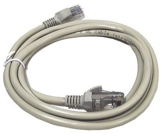 Патч-корд UTP CAT5e GL3962 RJ-45 кабель 1 метр - серый