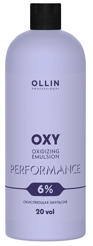 OLLIN Professional Окисляющая эмульсия Perfomance Oxy 6 %, 1000 мл, 1000 г