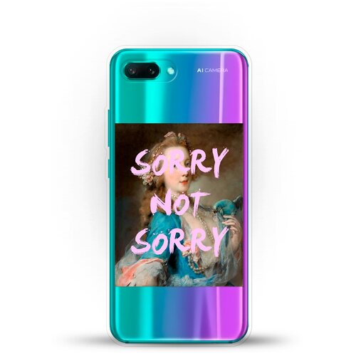 фото Силиконовый чехол sorry на honor 10 andy & paul