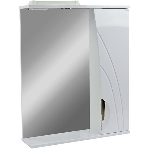 Зеркало-шкаф Тропикана 65 DORATIZ, правый, белый с подсветкой, 2712.708