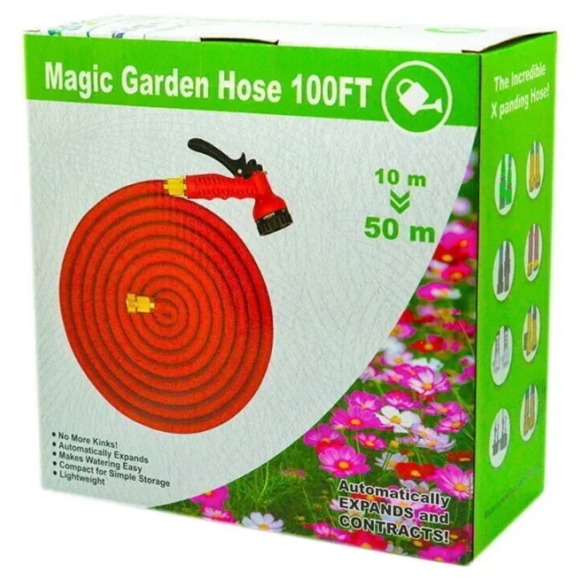 Чудо шланг садовый Саморастягивающийся для полива "Magic GARDEN Hose" (37 м.) - фотография № 6