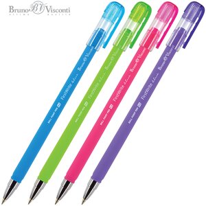 Ручкa BrunoVisconti, шариковая, 0.5 мм, синяя, FirstWrite. SPECIAL, Арт. 20-0237