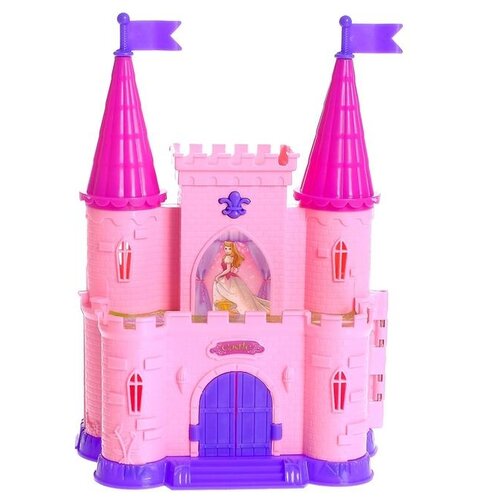 Замок для кукол «Сказка» свет, звук, складной, с фигурками и аксессуарами