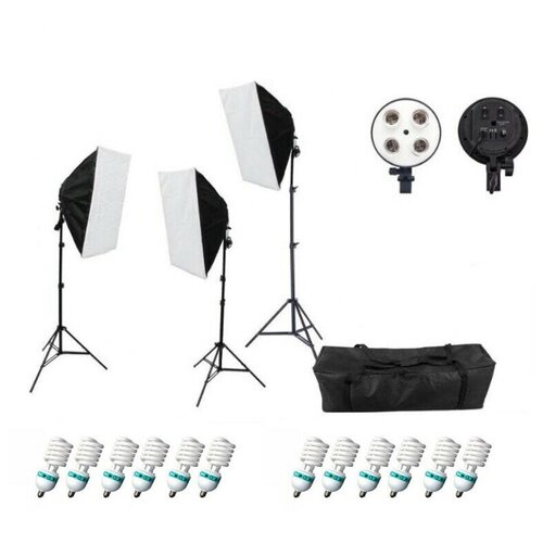 Комплект постоянного освещения люминесцентный 540Вт 5500К Fotokvant FL-12 KIT 1917000₽