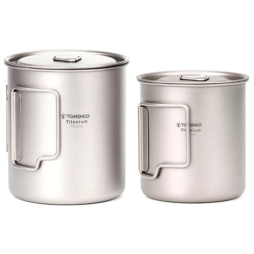 Набор титановых котелков 750мл и 450мл