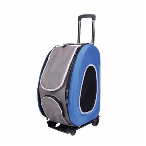 Ibiyaya многофункциональная сумка-тележка, синяя (Ибияйя) EVA Pet Carrier Pet Wheeled Carrier Blue