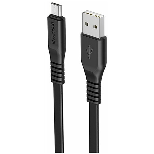 Кабель USB - Type-C Borofone BX23 Wide power, 1.0м, цвет чёрный кабель borofone type c bx23 wide power черный