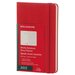 Еженедельник Moleskine Classic Wknt Pocket 90x140мм 144стр. фиксирующая резинка красный