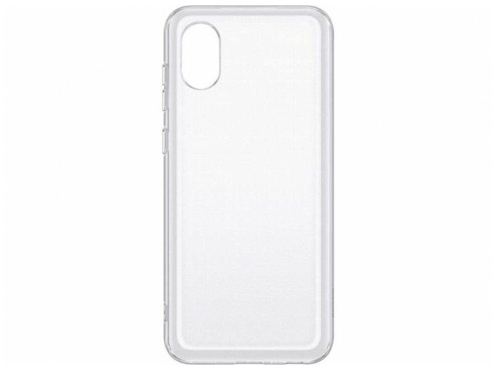 Панель-накладка Samsung Soft Clear Cover Clear для Galaxy A03 Core