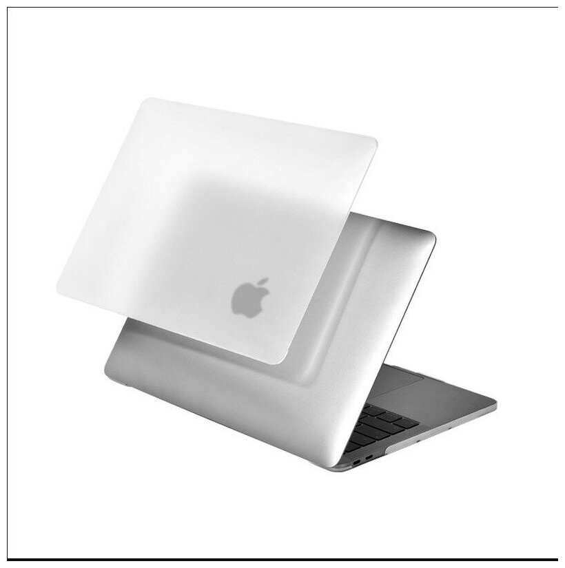 Чехол-накладка пластиковая для MacBook Pro 13.3 2020 WIWU ULTRA THIN HARD SHELL CASE, Model A2289/A2251/A2338, прозрачный матовый, уценка