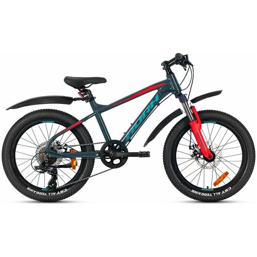 Велосипед HORH ZHU 20 2022 Black-Red-Turquoise 2179900₽