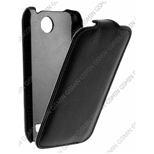 Кожаный чехол для Lenovo A269i Art Case (Черный) кожаный чехол для lenovo s750 art case оранжевый