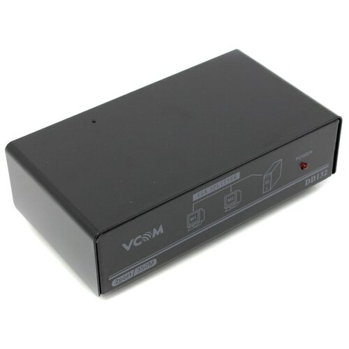 Сплиттер VGA Vcom VDS 8015 сплиттер splitter dvi i to 2xvga разветвитель