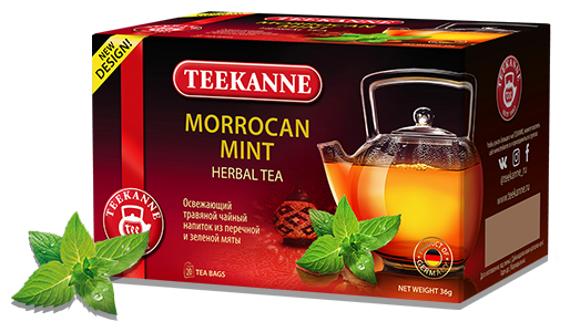 Чай TEEKANNE Morrocan Mint травяной 20 пак.*1,8 г