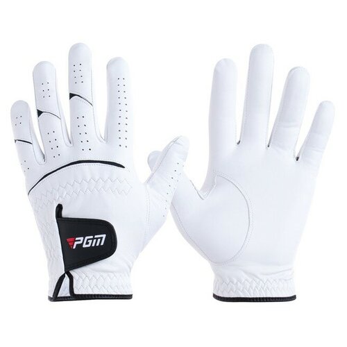 фото Перчатка для гольфа pgm, мужская, левая, противоскользящая, размер 25