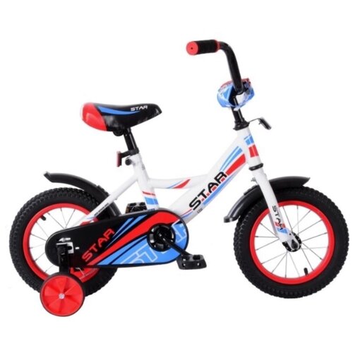 Велосипед детский BMX Star рама 12 цвет красныйбелый 750000₽