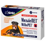 МильбеПЕТ таблетки для взрослых собак 125 мг - изображение