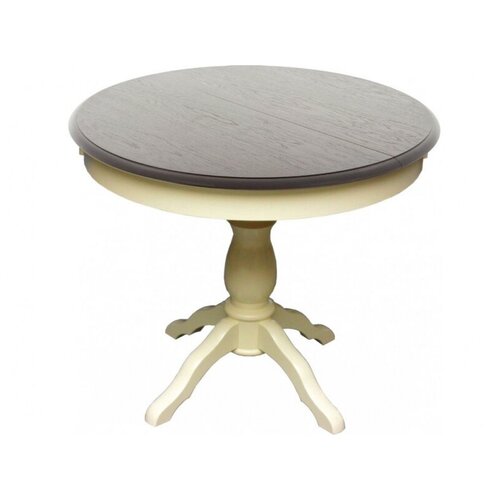 Стол «Гелиос» D93, Dark Oark+Cream White