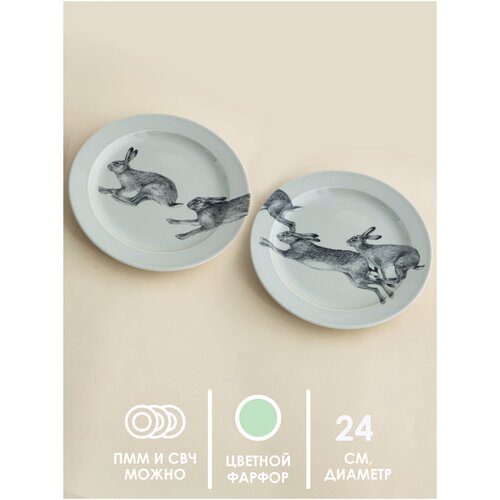 Набор из 2-х тарелок 20 см 