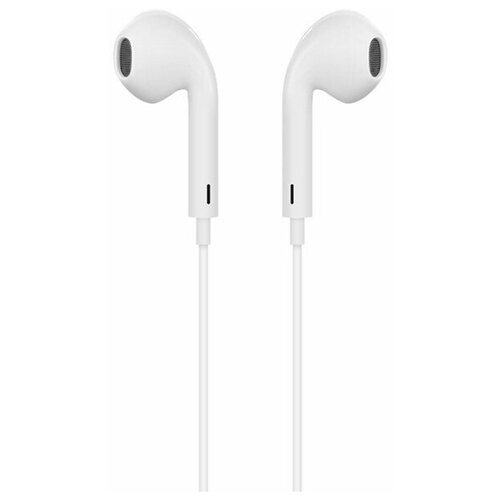 Наушники Hoco L7 проводные вкладыши микрофон Lightning 12 м белые 126700₽