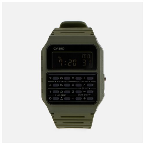 Наручные часы CASIO CA-53WF-3B, зеленый, черный