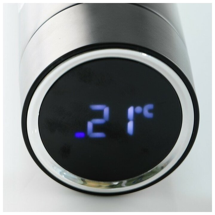 Мастер К Термос "Мастер К", Soft Touch, 500 мл, сохраняет тепло 10 ч, с электронным термометром, 23х6,5 см - фотография № 5