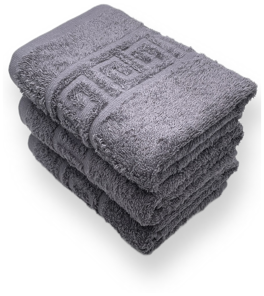 Махровые полотенца для рук, кухонные 40х70-3шт. Набор полотенец махровых / Комплект махровых полотенец 3шт. цветные / TM TEXTILE / - фотография № 1