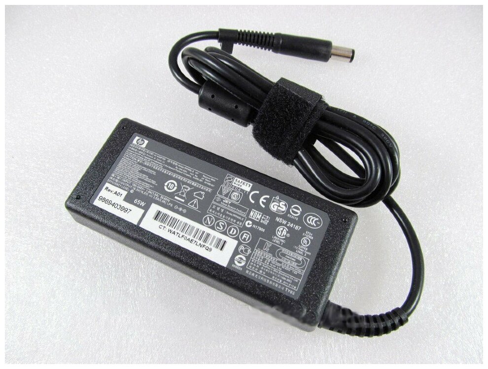 Для HP Compaq Presario CQ57-204ER Зарядное устройство блок питания ноутбука (Зарядка адаптер + сетевой кабель)