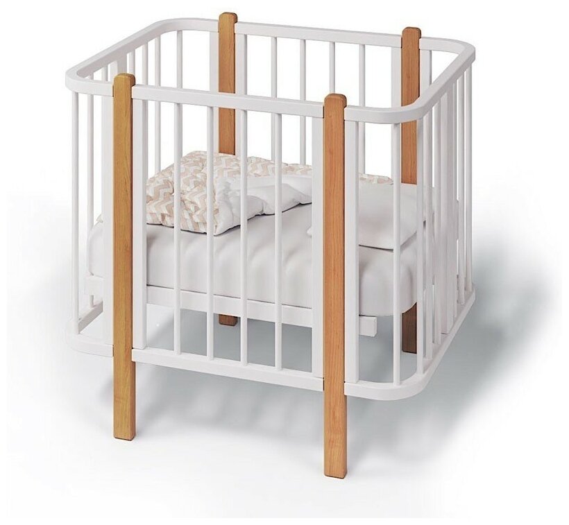 Кроватка-трансформер для новорожденных Bebo Malibu с расширением до 7 лет