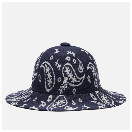 фото Панама kangol paisley wide brim casual синий , размер l