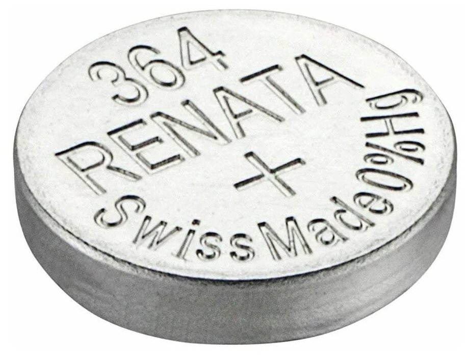 Батарейка оксид-серебряная RENATA R364 (SR621 SW/SR60/G1) для часов