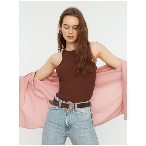 фото Майка trendyol женская, модель: twoss19fv0096, цвет: black, размер: xs