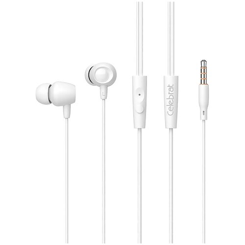 Наушники внутриканальные Celebrat FLY-1 кабель 12м цвет белый 36000₽