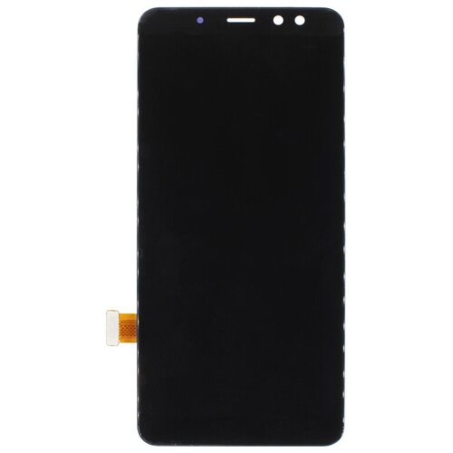 Дисплей для Samsung A530F Galaxy A8 (2018) в сборе с тачскрином (черный) (AMOLED) дисплей для samsung galaxy a7 2018 a750f в сборе с тачскрином черный amoled