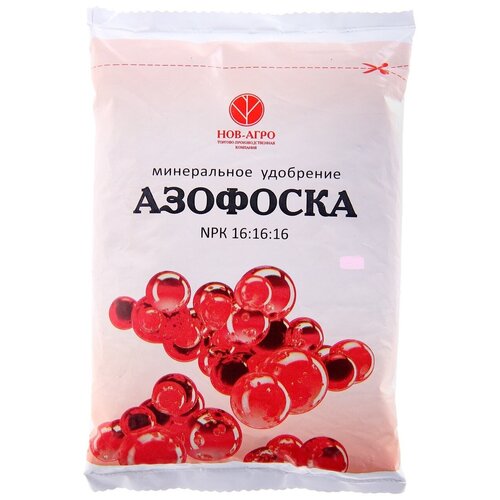 Удобрение минеральное Азофоска Нов-Агро (нитроаммофоска), 3 кг