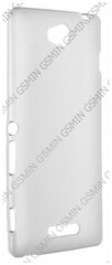 Чехол силиконовый для Sony Xperia C / S39h / CN3 TPU (Transparent Mat)