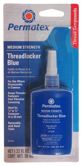 Фиксатор резьбы Фиксатор резьбы средней фиксации PERMATEX Medium Strength Threadlocker BLUE 24240