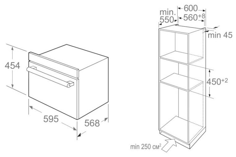 Электрический духовой шкаф Midea - фото №3