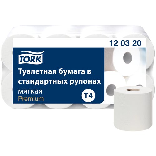 Туалетная бумага TORK Premium 120320 8 рул. 184 лист., белый, без запаха туалетная бумага tork advanced 120231 12 рул 1214 лист белый без запаха