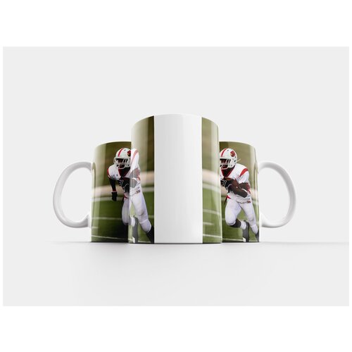 фото Кружка "американский футбол, по пути назад, бегун" 320 мл lotsprints